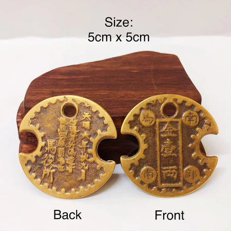 Nanbu Coin Feng Shui Charm for Wealth & Money Luck